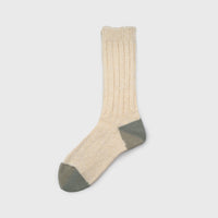 Woody Low Gauge Socks [Ivory] Socks & Slippers [Accessories] SOUKI    Deadstock General Store, Manchester