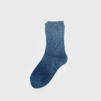 ai amu Natural Indigo Socks Socks & Slippers [Accessories] SOUKI    Deadstock General Store, Manchester