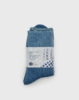 ai amu Natural Indigo Socks Socks & Slippers [Accessories] SOUKI    Deadstock General Store, Manchester