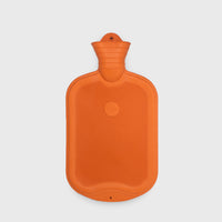 Sanger Ribbed Classic Hot Water Bottle – Orange – BindleStore. (Deadstock General Store, Manchester)