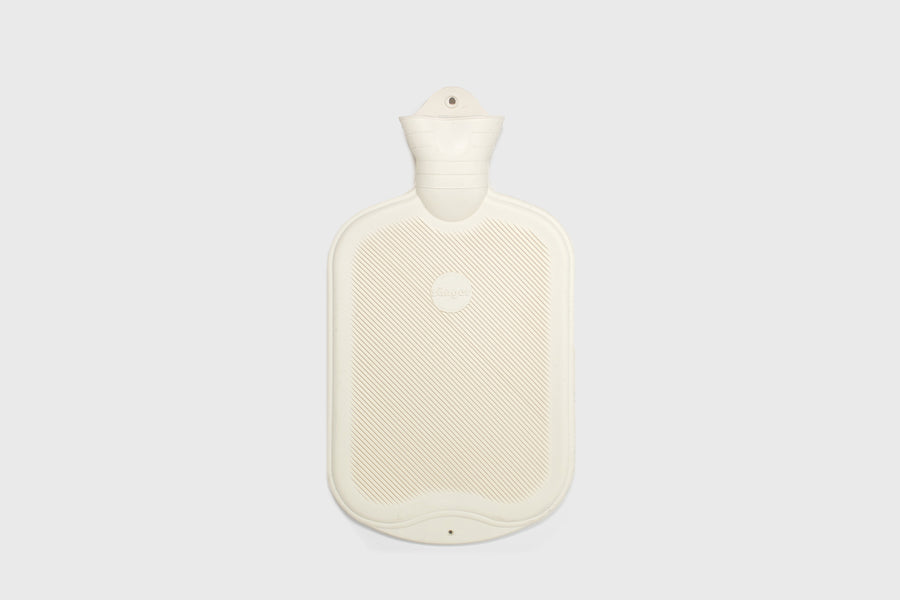 Sanger Ribbed Classic Hot Water Bottle – White – BindleStore. (Deadstock General Store, Manchester)