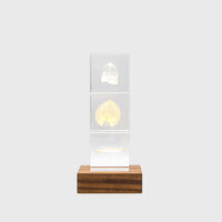 Sola Cube Kaku Light Base Desk Ornaments [Office & Stationery] Usagi no Nedoko    Deadstock General Store, Manchester