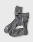 Horn Low Gauge Wool Socks [Grey]