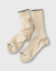 Horn Low Gauge Wool Socks [Ivory]