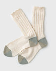 Woody Low Gauge Socks [Ivory]