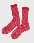 Yoshino Tree Low Gauge Socks [Red]