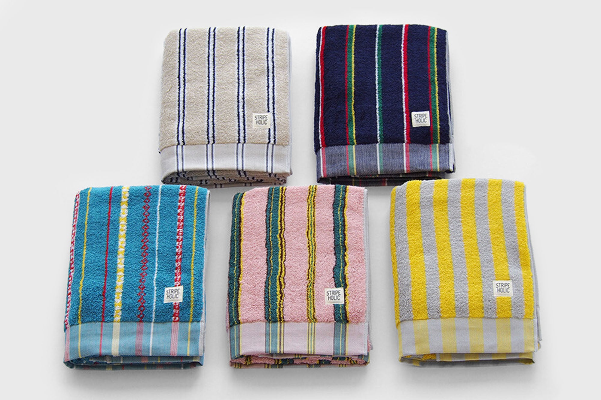 Tanaka Sangyo - Stripe Holic Imabari Towel Bath Towel - BindleStore.