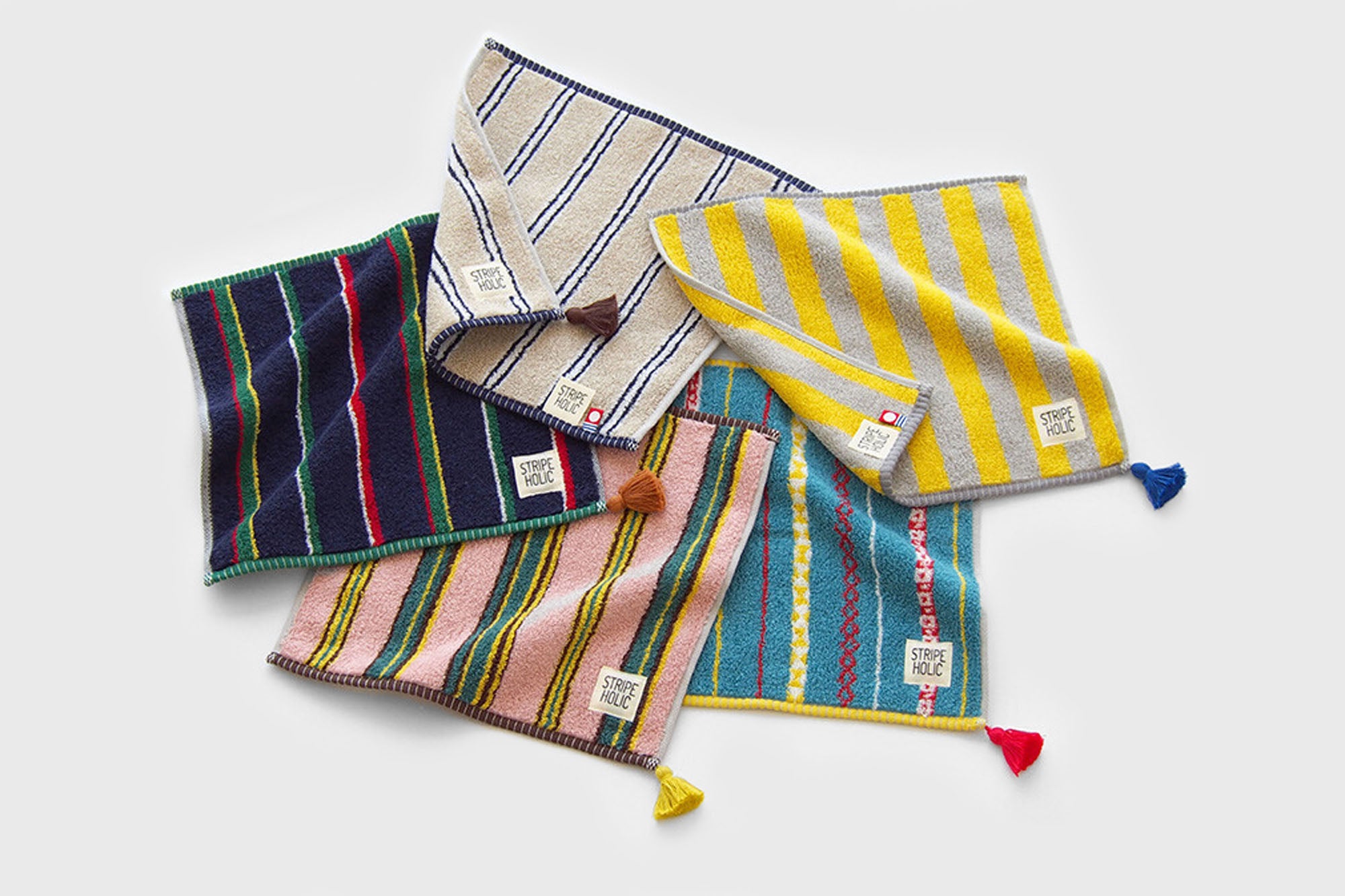 Tanaka Sangyo - Stripe Holic Imabari Towel Face Towel - BindleStore.