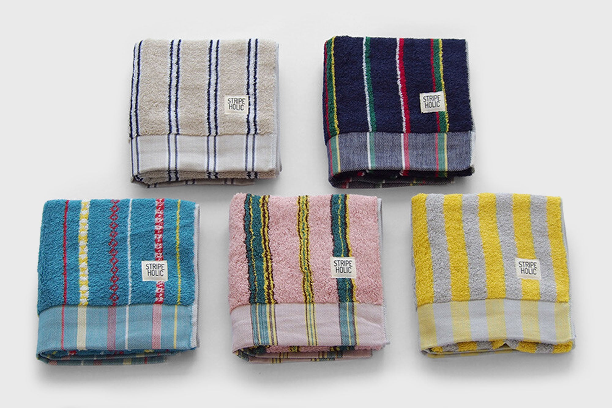Tanaka Sangyo - Stripe Holic Imabari Towel Hand Towel - BindleStore.