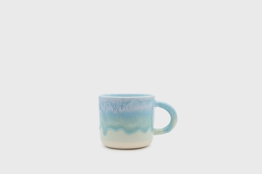 Studio Arhoj Ceramic Chug Coffee/Tea Mug – Teal 4 – BindleStore. (Deadstock General Store, Manchester)