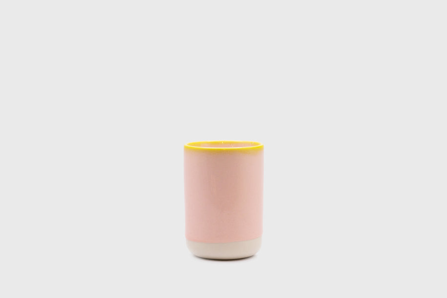 Studio Arhoj Tall Ceramic Slurp Cup – Pink 2 – BindleStore. (Deadstock General Store, Manchester)