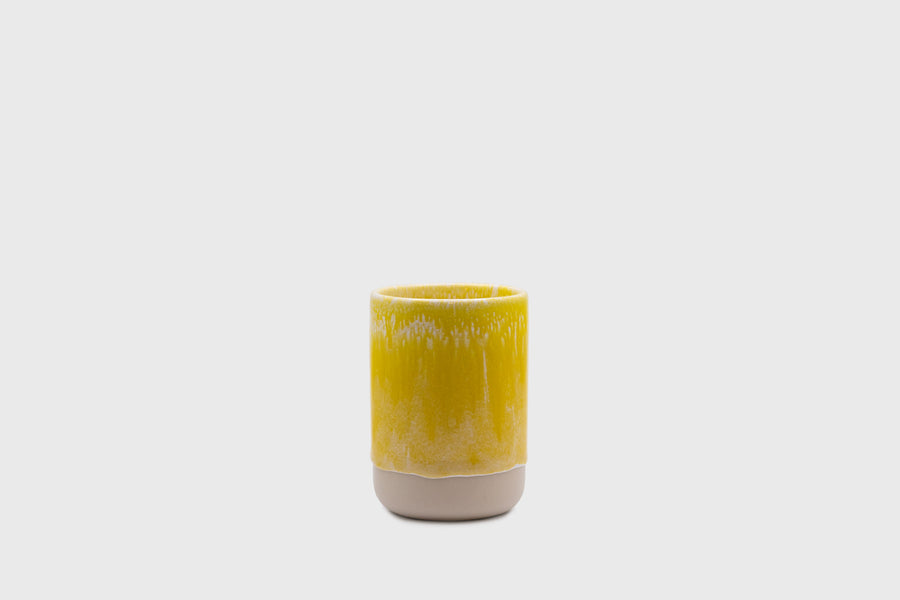 Studio Arhoj Tall Ceramic Slurp Cup – Yellow 4 – BindleStore. (Deadstock General Store, Manchester)