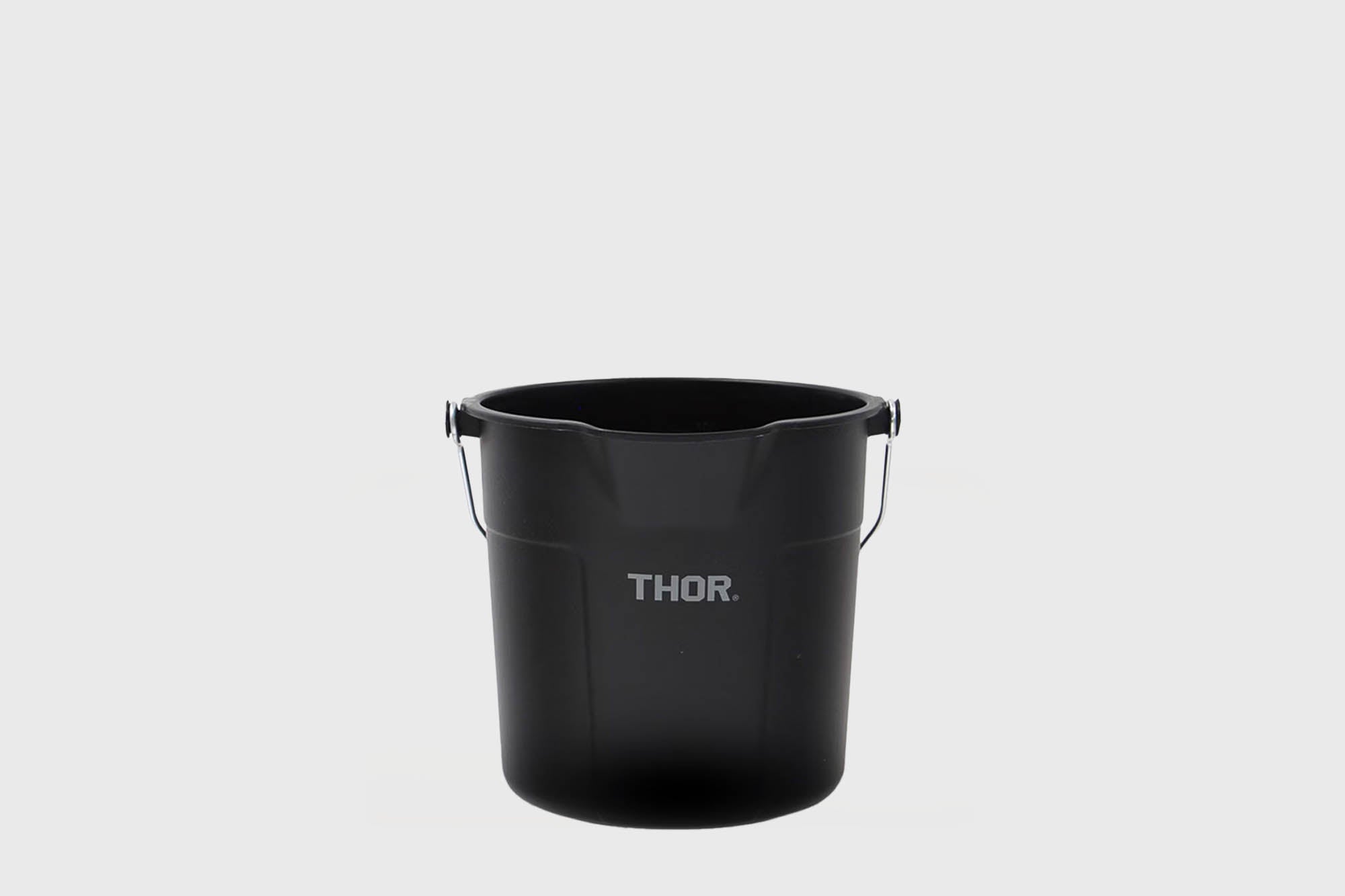THOR - Round Bucket 10L [Black] - BindleStore.