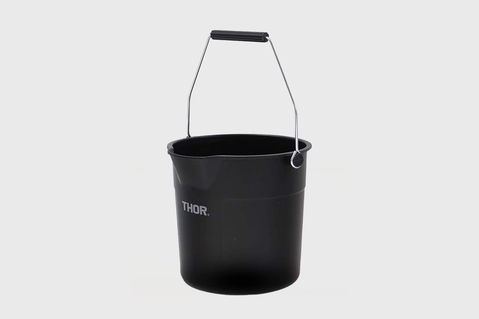 THOR - Round Bucket 10L [Black] - BindleStore.