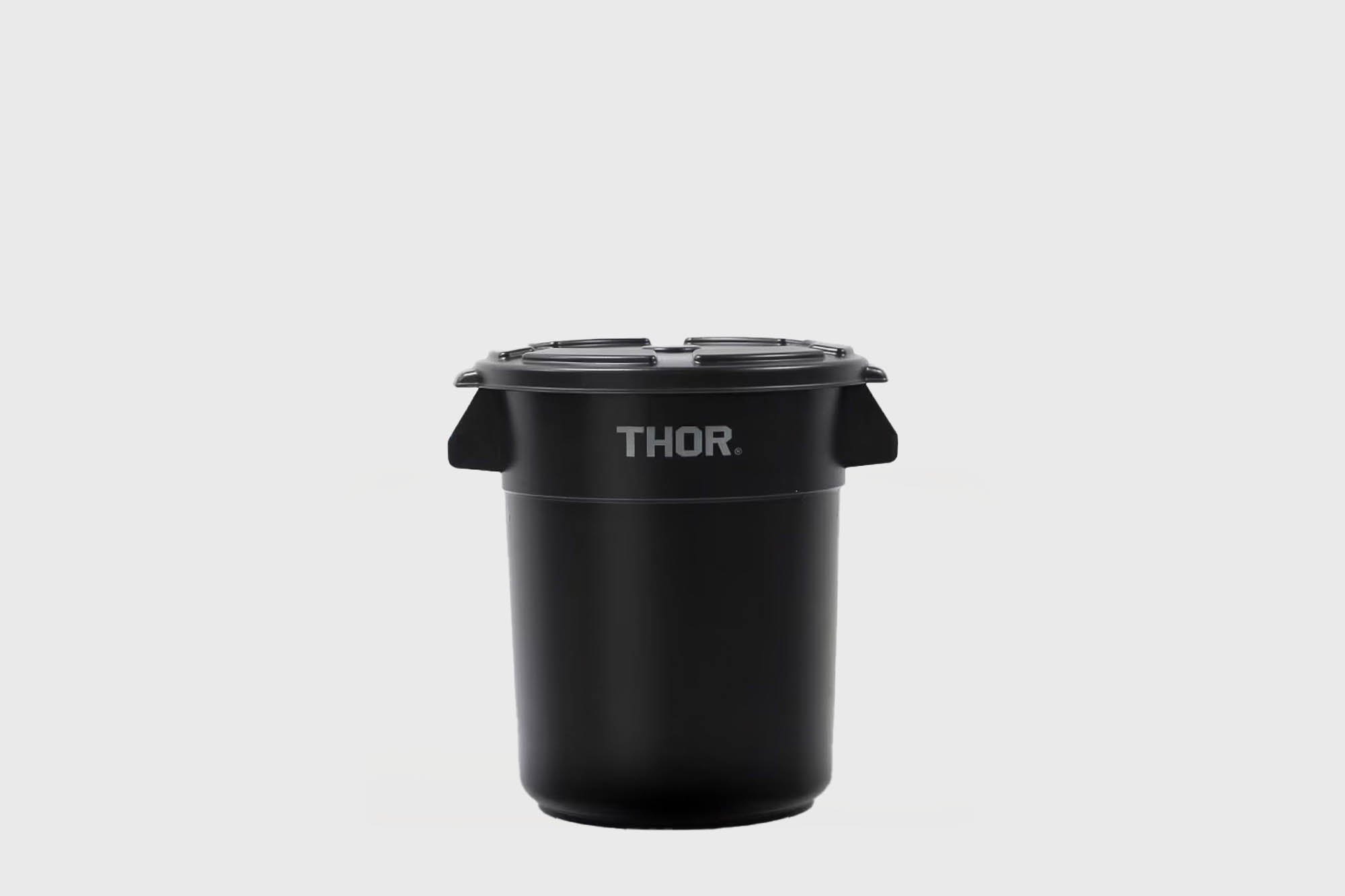 THOR - Round Container 12L [Black] - BindleStore.