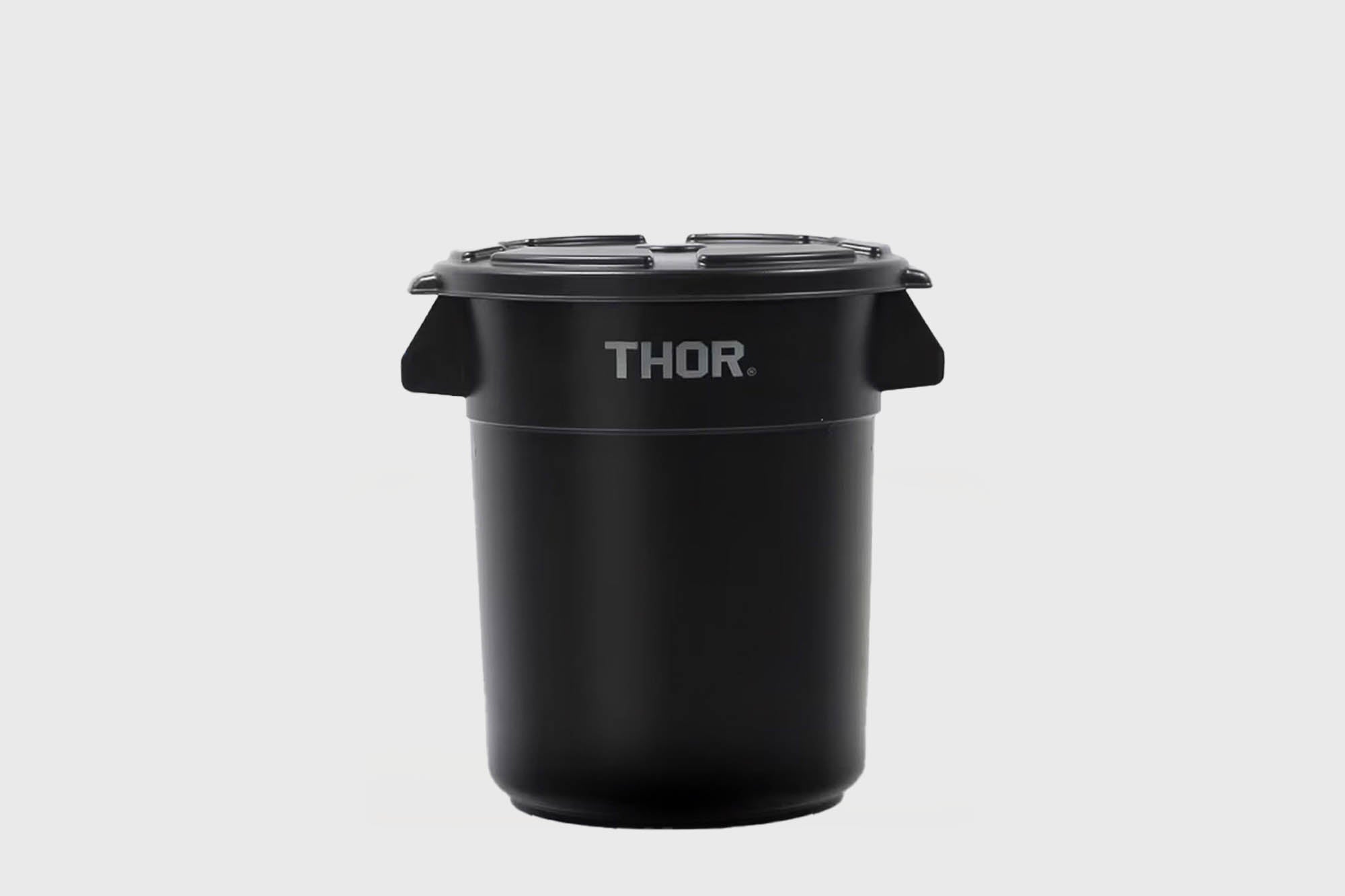 THOR - Round Container 23L [Black] - BindleStore.