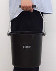 THOR - Round Bucket 10L [Black] - BindleStore.