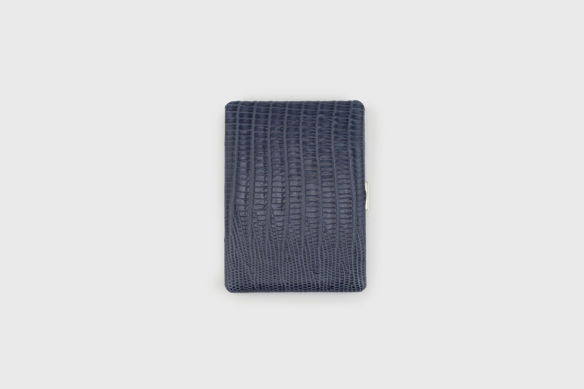 Cosmos Leather Cigarette Case [Lizard Blue]