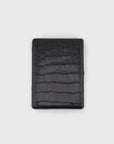 Cosmos Leather Cigarette Case [Croc Black]