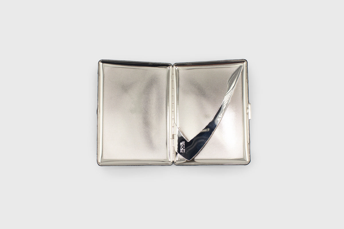 Cosmos Leather Cigarette Case [Lizard Black]