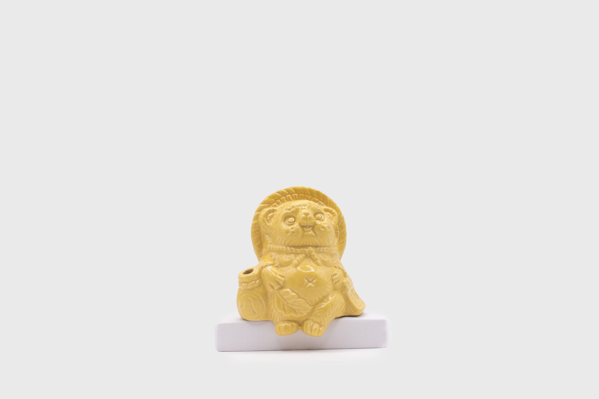 Yamasho Touki - Shigaraki Ware Mini Tanuki [Yellow] - BindleStore.