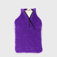 Tough Customer Wool Fleece Hot Water Bottle Cover – Purple – BindleStore. (Deadstock General Store, Manchester)