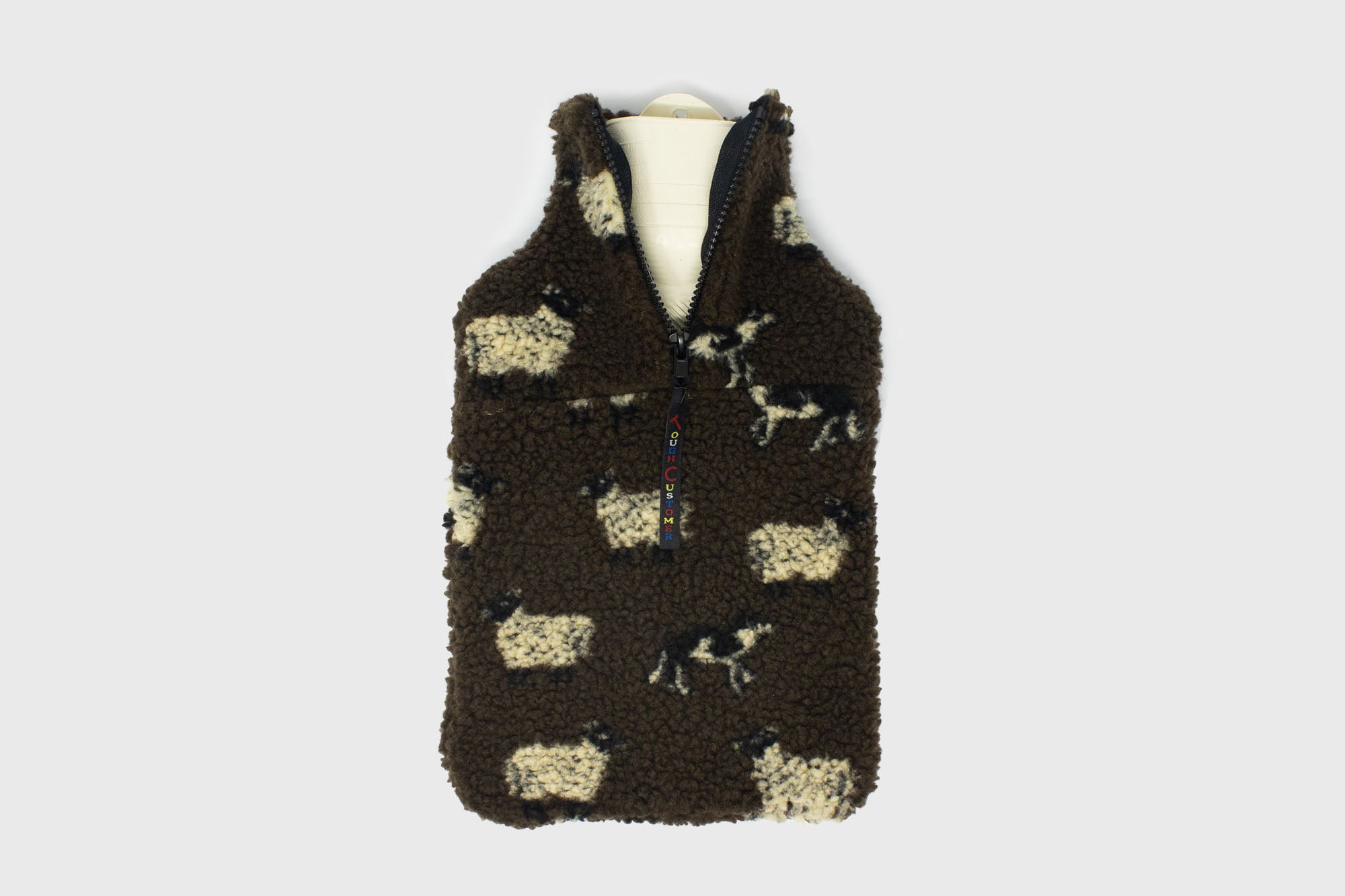 Fleece Hot Water Bottle Cover