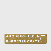 Traveler's Company Brass Alphabet Stencil –  BindleStore. (Deadstock General Store, Manchester)