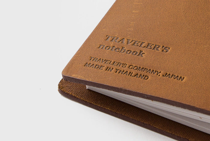 Traveler's Notebook – Camel – Branding – BindleStore. (Deadstock General Store, Manchester)