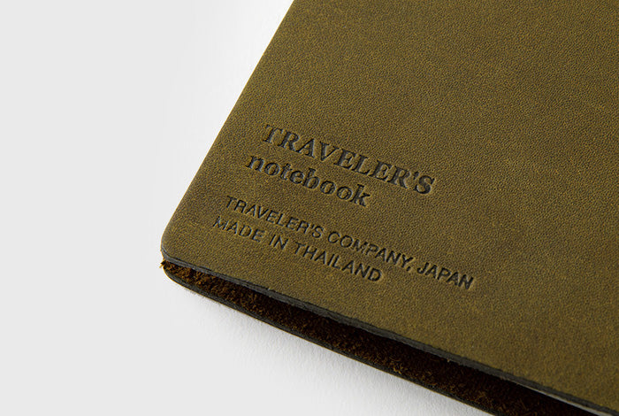 Traveler's Notebook [Olive] Notebooks & Paper [Office & Stationery] Traveler's Company    Deadstock General Store, Manchester
