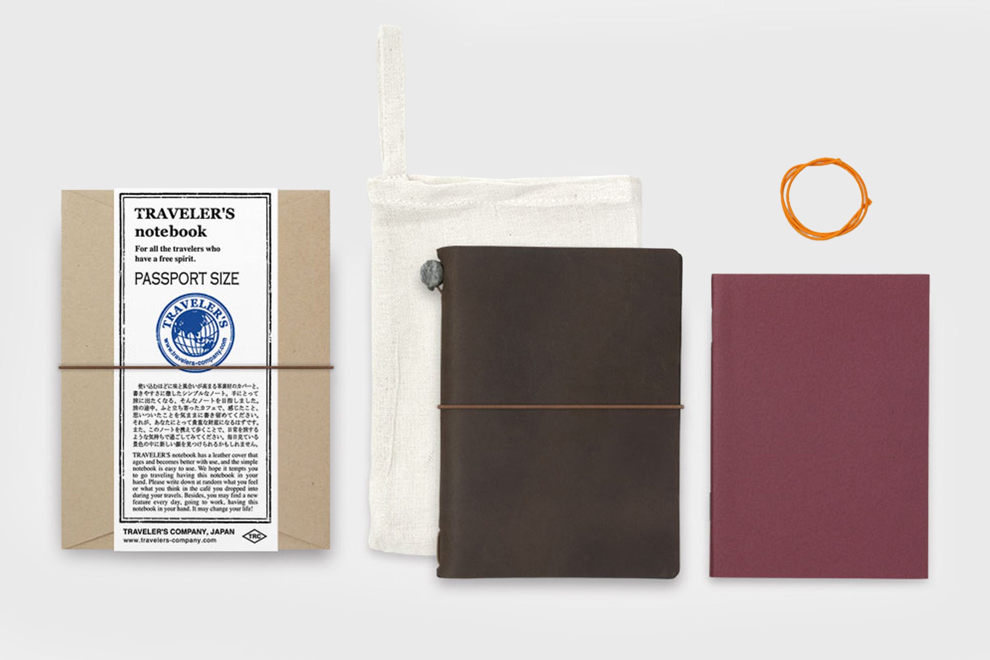Traveler&#39;s Notebook Passport Size [Brown]