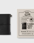Traveler's Notebook Card Size 20th Anniversary Set [Black]