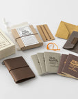 Traveler's Notebook Card Size 20th Anniversary Set [Brown]