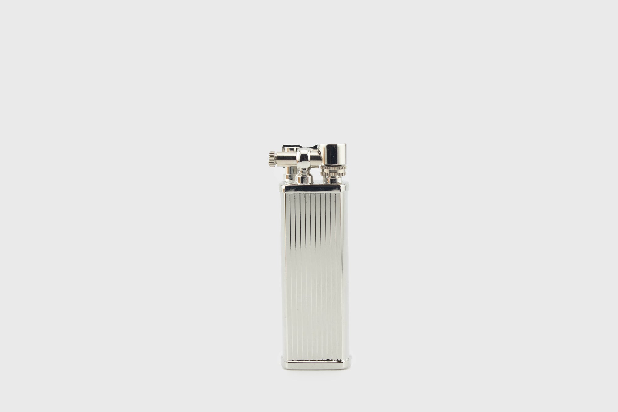 Tsubota Pearl - Bolbo Petrol Lighter [Stripe Silver] - BindleStore.