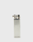 Tsubota Pearl - Bolbo Petrol Lighter [Stripe Silver] - BindleStore.