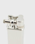 Tsubota Pearl - Bolbo Petrol Lighter [Stripe Silver] - BindleStore.