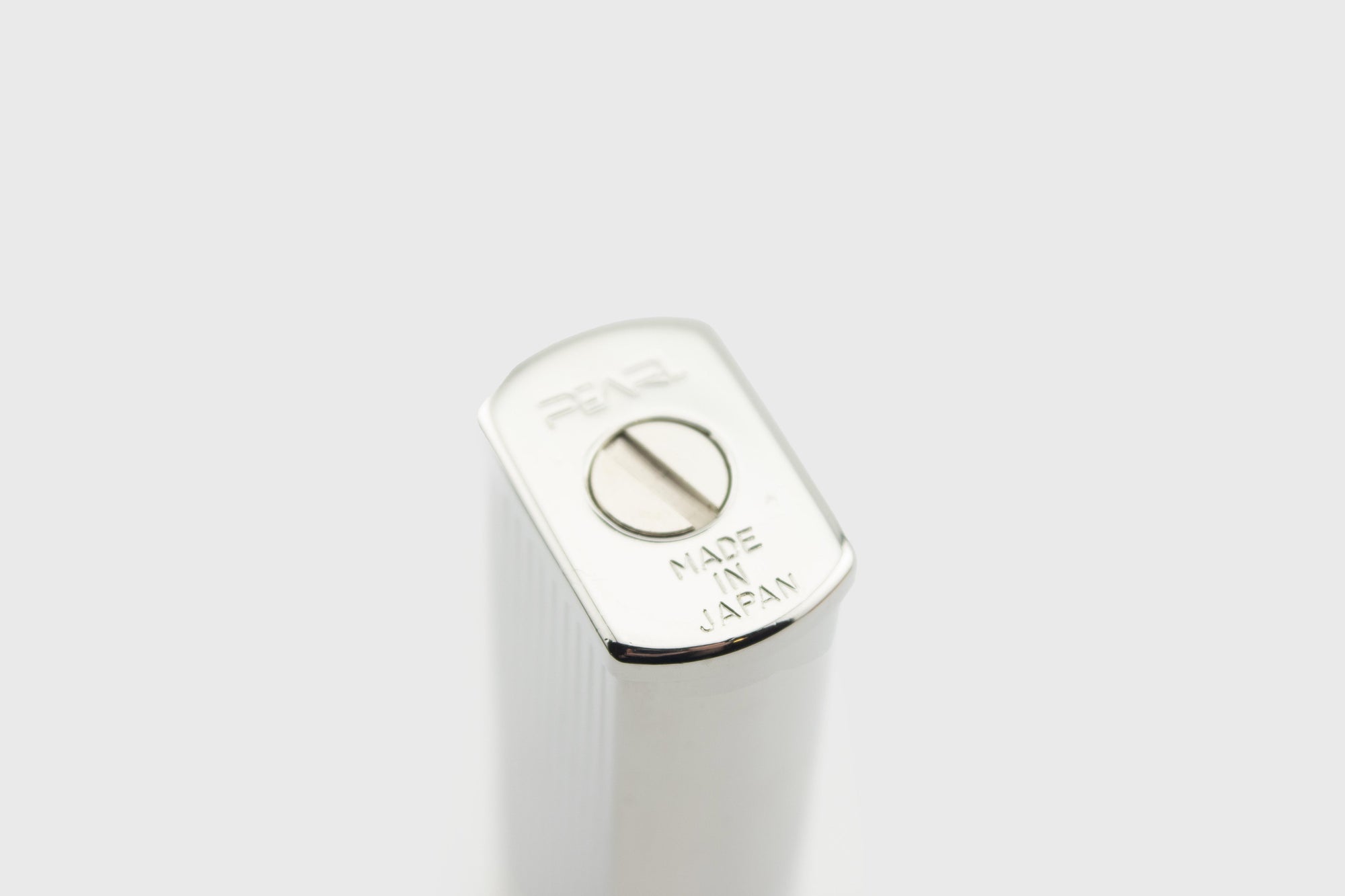 Tsubota Pearl - Bolbo Petrol Lighter [Stripe Silver] - BindleStore.