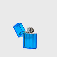 Hard-Edge Petrol Lighter [Clear Blue] Everyday Carry [Accessories] Tsubota Pearl    Deadstock General Store, Manchester
