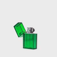 Hard-Edge Petrol Lighter [Clear Green]