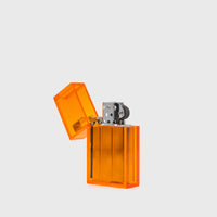 Hard-Edge Petrol Lighter [Clear Orange]