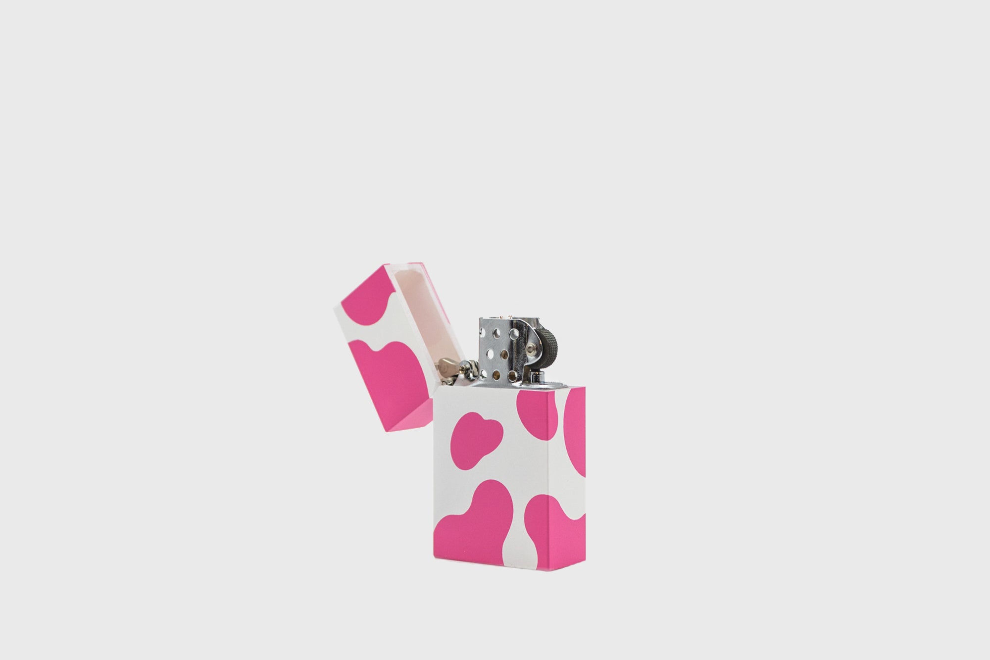 Hard-Edge Petrol Lighter [Cow Pink] Everyday Carry [Accessories] Tsubota Pearl    Deadstock General Store, Manchester