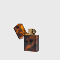 Hard-Edge Petrol Lighter [Marble Tortoise] Everyday Carry [Accessories] Tsubota Pearl    Deadstock General Store, Manchester
