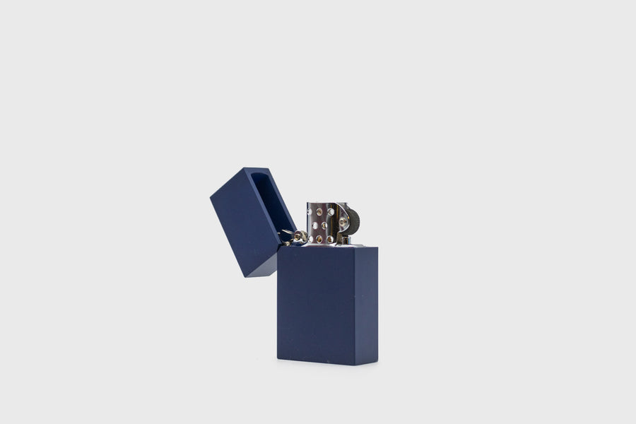 Hard-Edge Petrol Lighter [Navy Blue] Everyday Carry [Accessories] Tsubota Pearl    Deadstock General Store, Manchester