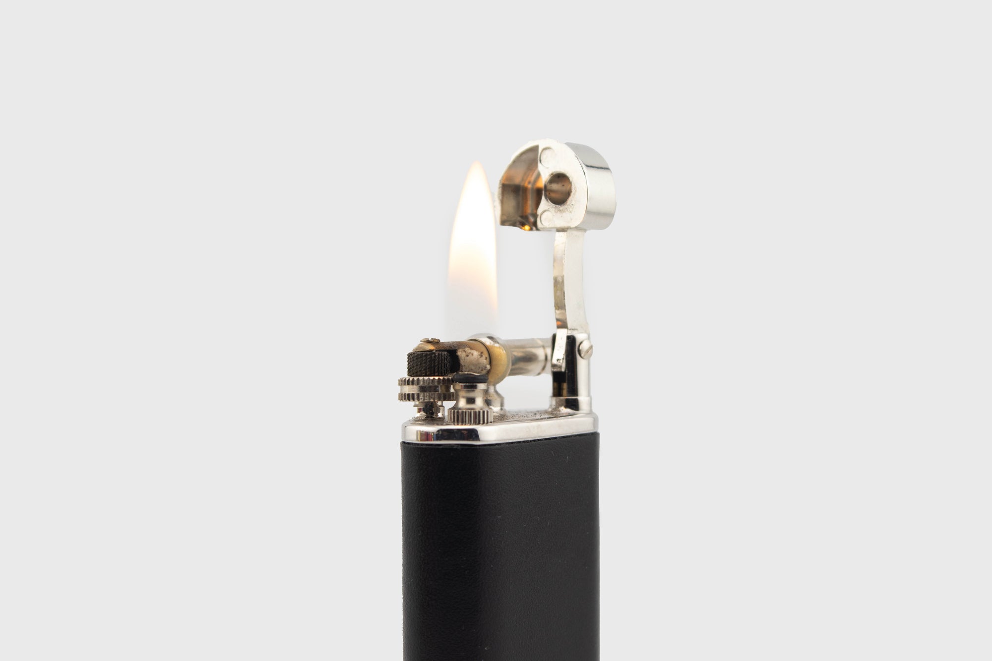 Tsubota Pearl - NB Leather Petrol Lighter [Brown Croc] - BindleStore.