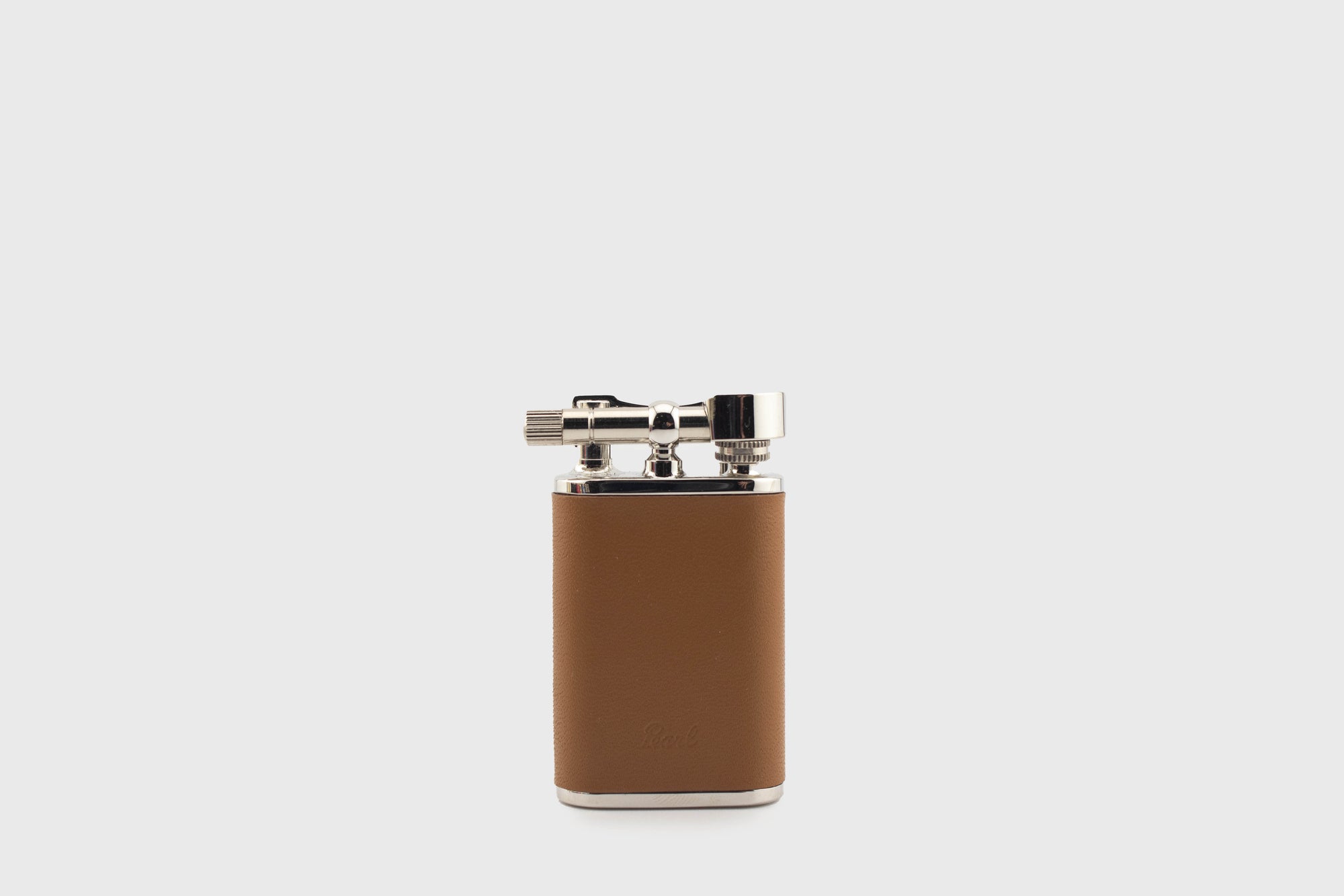 Tsubota Pearl - NB Leather Petrol Lighter [Camel] - BindleStore.