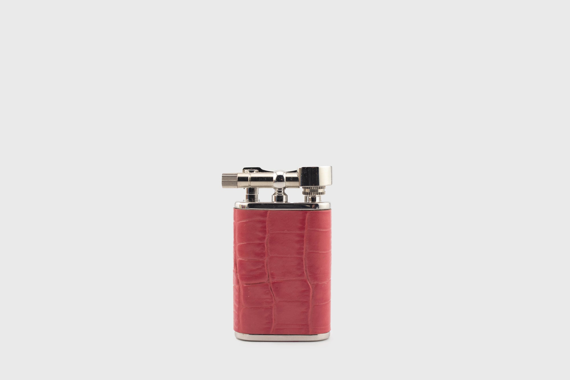 Tsubota Pearl - NB Leather Petrol Lighter [Pink Croc] - BindleStore.