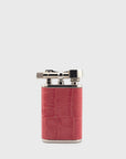 Tsubota Pearl - NB Leather Petrol Lighter [Pink Croc] - BindleStore.