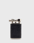 Tsubota Pearl - NB Leather Petrol Lighter [Black Croc] - BindleStore.