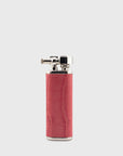 Tsubota Pearl - Quest Leather Petrol Lighter [Pink Croc] - BindleStore.