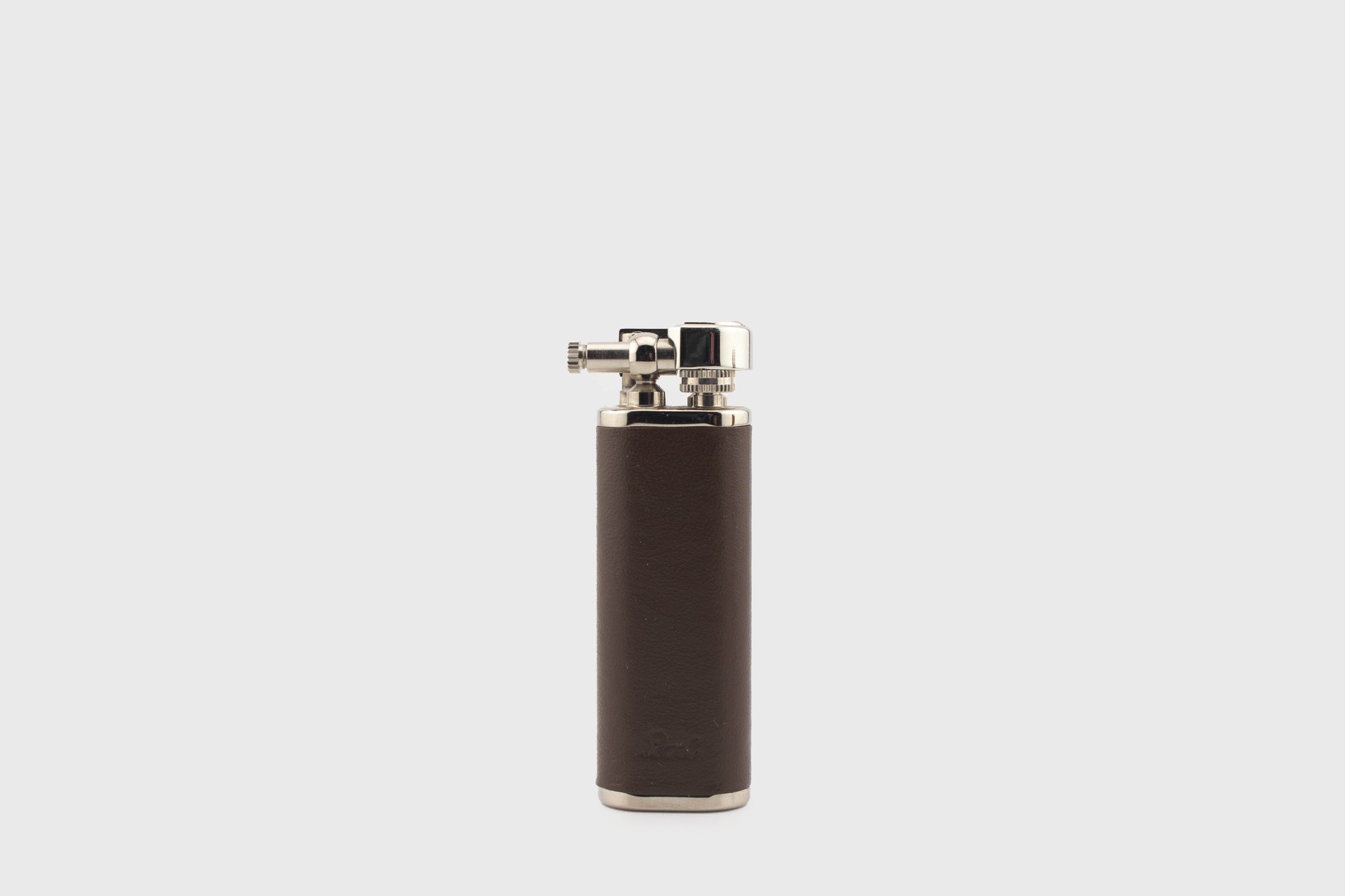 Tsubota Pearl - Quest Leather Petrol Lighter [Brown] - BindleStore.